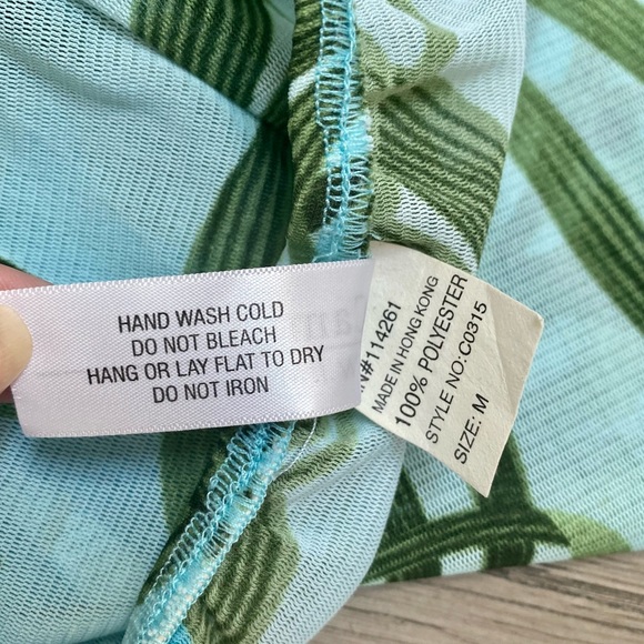 Cami Swim Hibiscus Print One Piece Bathing Suit + Coordinating Coverup Set 10 - Picture 14 of 15